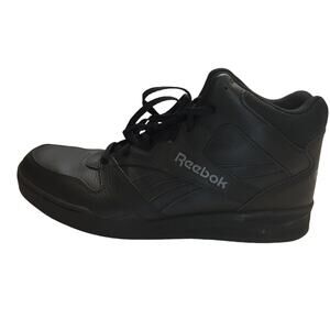 Reebok Sneaker Basketball Shoes Black 12 Wide 4E Athletic Lace Up High Top Mens